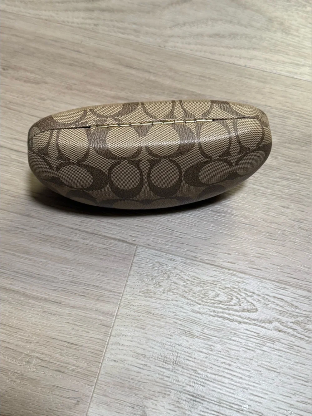Coach Brown Signature Eyewear Case